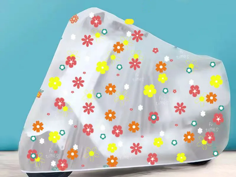 Floral E-Bike Rain Cover
